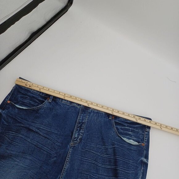 Universal Standard Seine High Rise Skinny Jeans 27 Inch Medium Wash Women's 30 - Picture 6 of 8